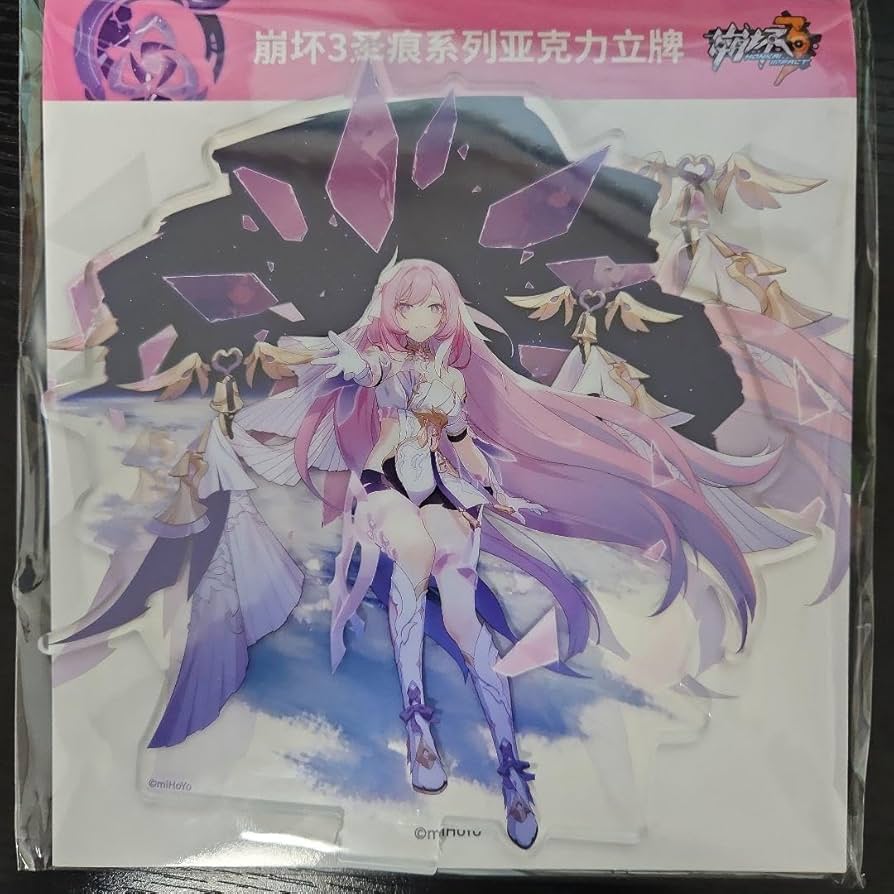 【アルビン】　崩壊3rd　エリシア　アクリルスタンド 崩壊3rd アクリルスタンド エリシア「ピンクのメイドさん」 崩壊